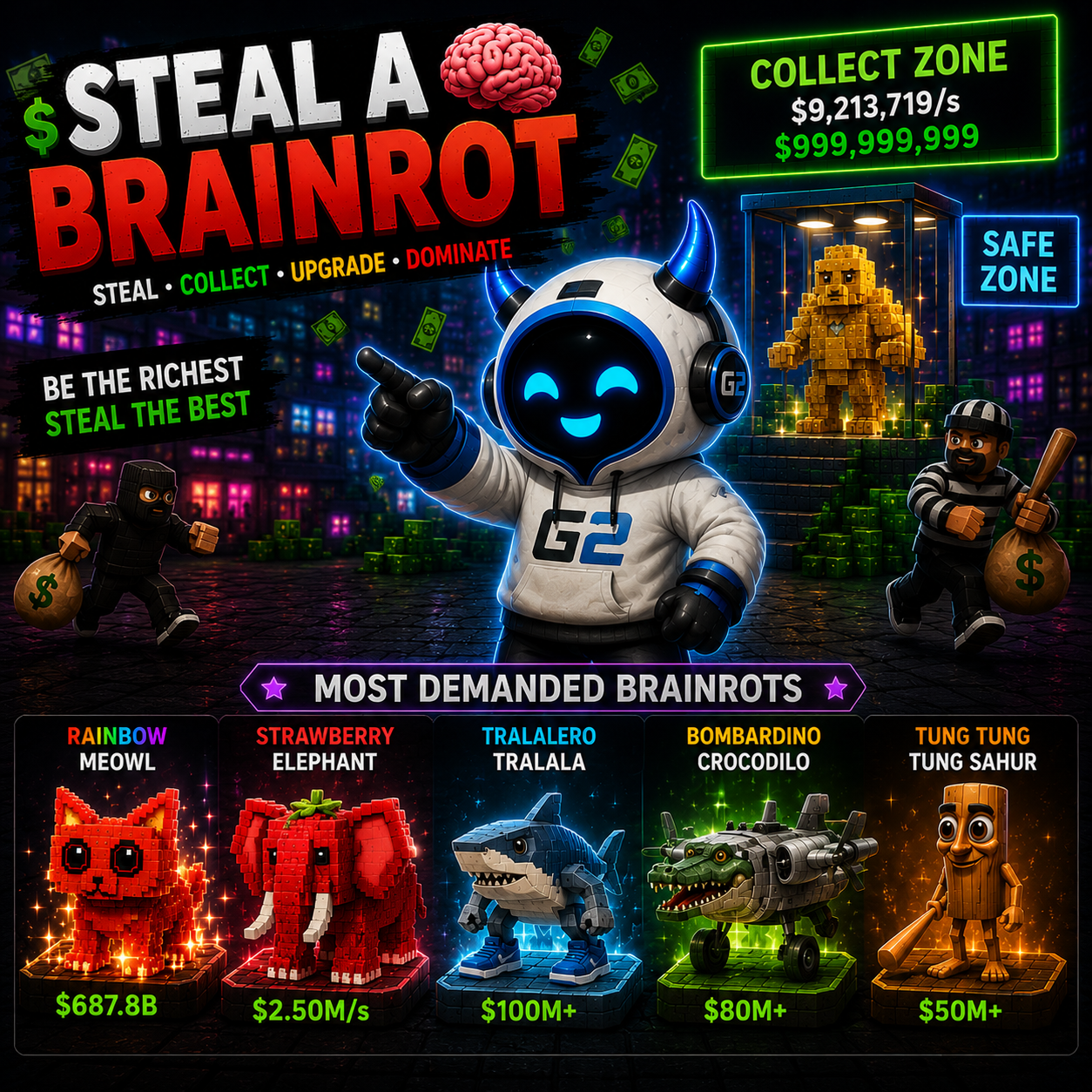 Steal a Brainrot Items